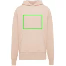 Hanorac cu gluga, Unisex, 2502E10345, iqoniq, Bumbac, Portocaliu peach, XL