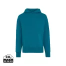 Hanorac cu gluga, iqoniq, 2610E15906, Unisex, Bumbac, Albastru Dark Teal, M