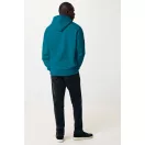Hanorac cu gluga, iqoniq, 2610E15909, Unisex, Bumbac, Albastru Dark Teal, XS
