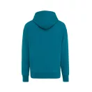Hanorac cu gluga, iqoniq, 2610E15912, Unisex, Bumbac, Albastru Dark Teal, 3XL