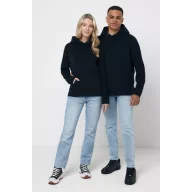   Hanorac cu gluga, Unisex, iqoniq, 2401E13691, Poliester, Negru, S