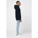Hanorac cu gluga, Unisex, iqoniq, 2401E13695, Poliester, Negru, XXS