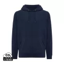 Hanorac cu gluga, Unisex, iqoniq, 2401E13697, Poliester, Albastru navy, L