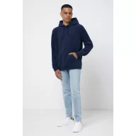   Hanorac cu gluga, Unisex, iqoniq, 2401E13697, Poliester, Albastru navy, L