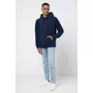 Hanorac cu gluga, Unisex, iqoniq, 2401E13701, Poliester, Albastru navy, XS