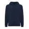 Hanorac cu gluga, Unisex, iqoniq, 2401E13703, Poliester, Albastru navy, XXS