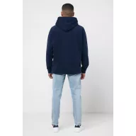   Hanorac cu gluga, Unisex, iqoniq, 2401E13703, Poliester, Albastru navy, XXS