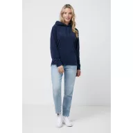   Hanorac cu gluga, Unisex, iqoniq, 2401E13703, Poliester, Albastru navy, XXS