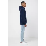   Hanorac cu gluga, Unisex, iqoniq, 2401E13704, Poliester, Albastru navy, 3XL