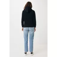   Hanorac cu gluga, Unisex, iqoniq, 2401E13722, Bumbac, Negru, 5XL