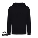Hanorac cu gluga, Unisex, iqoniq, 2401E13722, Bumbac, Negru, 5XL
