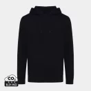 Hanorac cu gluga, Unisex, iqoniq, 2401E13723, Bumbac, Negru, L
