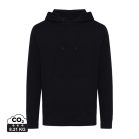 Hanorac cu gluga, Unisex, iqoniq, 2401E13724, Bumbac, Negru, M