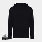 Hanorac cu gluga, Unisex, iqoniq, 2401E13724, Bumbac, Negru, M