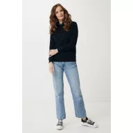   Hanorac cu gluga, Unisex, iqoniq, 2401E13725, Bumbac, Negru, S