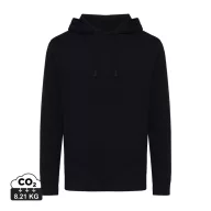   Hanorac cu gluga, Unisex, iqoniq, 2401E13727, Bumbac, Negru, XS