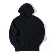   Hanorac cu gluga, Unisex, iqoniq, 2401E13727, Bumbac, Negru, XS