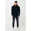 Hanorac cu gluga, casual, Unisex, iqoniq, 2410E18316, Bumbac, Negru, XXS