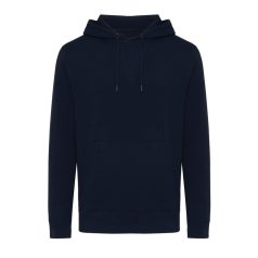   Hanorac cu gluga, Unisex, iqoniq, 2401E13730, Bumbac, Albastru navy, 4XL