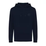   Hanorac cu gluga, Unisex, iqoniq, 2401E13731, Bumbac, Albastru navy, 5XL