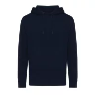   Hanorac cu gluga, Unisex, iqoniq, 2401E13733, Bumbac, Albastru navy, M