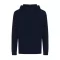 Hanorac cu gluga, casual, Unisex, iqoniq, 2410E18384, Bumbac, Albastru navy, XXS