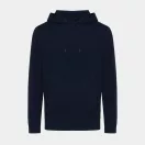 Hanorac cu gluga, casual, Unisex, iqoniq, 2410E18384, Bumbac, Albastru navy, XXS