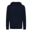 Hanorac cu gluga, Unisex, iqoniq, 2401E13738, Bumbac, Albastru navy, 3XL