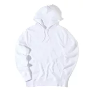 Hanorac cu gluga, Unisex, iqoniq, 2401E13741, Bumbac, Alb, L