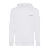 Hanorac cu gluga, Unisex, iqoniq, 2401E13742, Bumbac, Alb, M