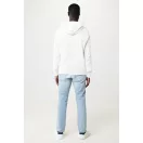 Hanorac cu gluga, unisex, 2509E17238, iqoniq, 61x48x1 cm, Bumbac, Alb, XXS