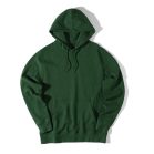 Hanorac cu gluga, Unisex, iqoniq, 2401E13750, Bumbac, Verde forest, S