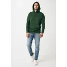 Hanorac cu gluga, Unisex, iqoniq, 2401E13750, Bumbac, Verde forest, S