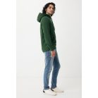 Hanorac cu gluga, Unisex, iqoniq, 2401E13750, Bumbac, Verde forest, S