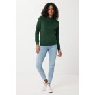 Hanorac cu gluga, Unisex, iqoniq, 2401E13750, Bumbac, Verde forest, S