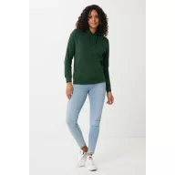   Hanorac cu gluga, Unisex, iqoniq, 2401E13750, Bumbac, Verde forest, S