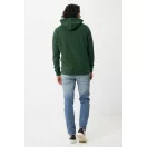 Hanorac cu gluga, Unisex, iqoniq, 2401E13751, Bumbac, Verde forest, XL