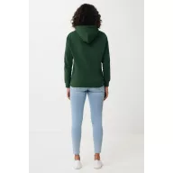   Hanorac cu gluga, Unisex, iqoniq, 2401E13752, Bumbac, Verde forest, XS