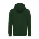Hanorac cu gluga, Unisex, iqoniq, 2401E13752, Bumbac, Verde forest, XS