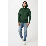   Hanorac cu gluga, Unisex, iqoniq, 2401E13752, Bumbac, Verde forest, XS