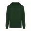 Hanorac cu gluga, casual, Unisex, iqoniq, 2410E18349, Bumbac, Verde forest, XXS