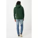 Hanorac cu gluga, casual, Unisex, iqoniq, 2410E18349, Bumbac, Verde forest, XXS