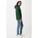 Hanorac cu gluga, casual, Unisex, iqoniq, 2410E18349, Bumbac, Verde forest, XXS