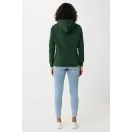 Hanorac cu gluga, Unisex, iqoniq, 2401E13754, Bumbac, Verde forest, 3XL