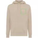 Hanorac cu gluga, casual, Unisex, iqoniq, 2410E18348, Bumbac, Crem dessert, XXS