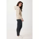 Hanorac cu gluga, casual, Unisex, iqoniq, 2410E18348, Bumbac, Crem dessert, XXS