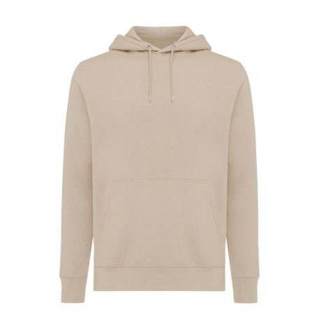 Hanorac cu gluga, casual, Unisex, iqoniq, 2410E18347, Bumbac, Crem dessert, 3XL
