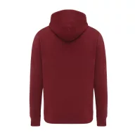   Hanorac cu gluga, casual, Unisex, iqoniq, 2410E18317, Bumbac, Rosu burgundy, L