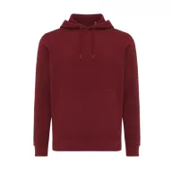   Hanorac cu gluga, casual, Unisex, iqoniq, 2410E18320, Bumbac, Rosu burgundy, XL