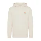 Hanorac cu gluga, casual, Unisex, iqoniq, 2410E18383, Bumbac, Crem natur, XXS